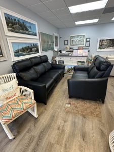 $1749 for Reclining Sofa and Stationary Loveseat