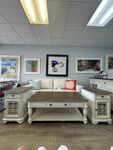 $899 for the rolling coffee table and 2 end tables